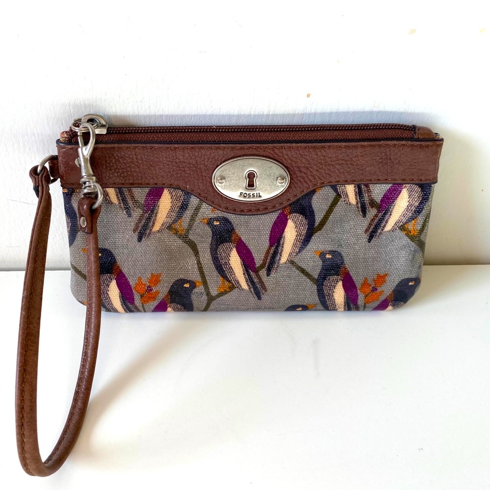 Fossil Bird Wristlet